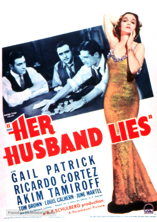 Her Husband Lies - Movie Poster