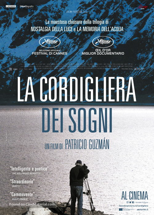 La cordill&egrave;re des songes - Italian Movie Poster