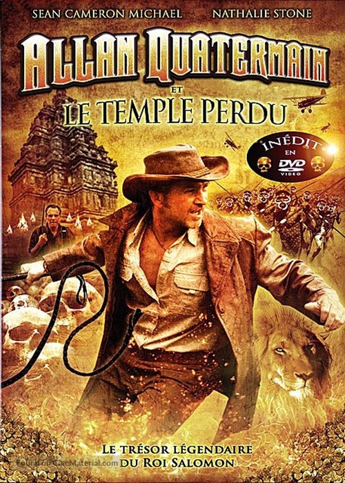 Allan Quatermain and the Temple of Skulls - French DVD movie cover