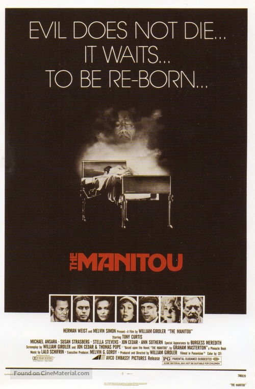 The Manitou - Canadian Movie Poster
