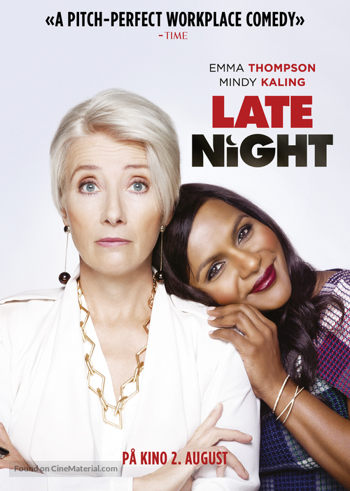 Late Night - Danish Movie Poster