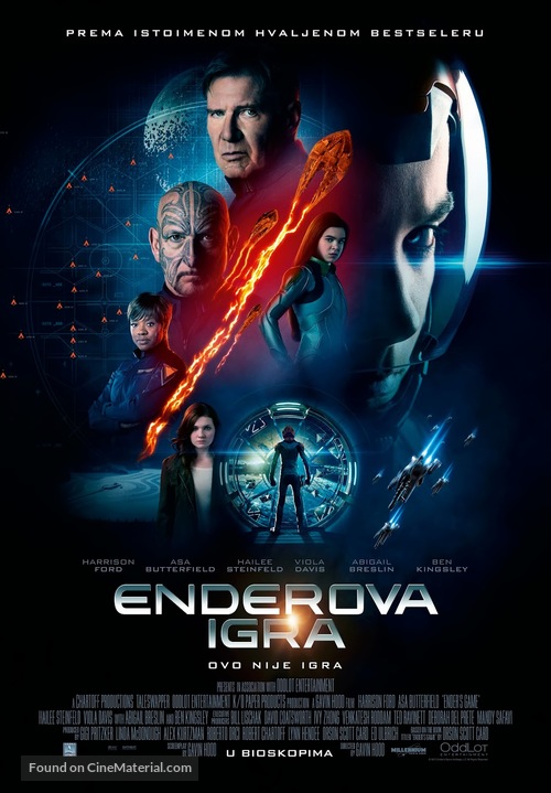 Ender&#039;s Game - Serbian Movie Poster