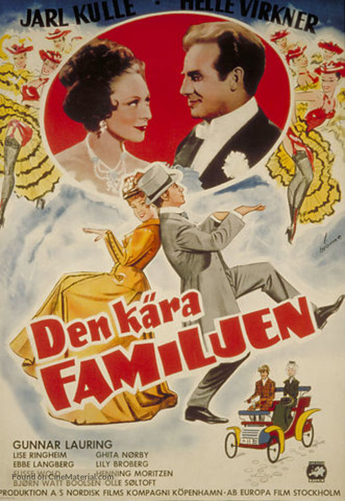Den k&aelig;re familie - Swedish Movie Poster