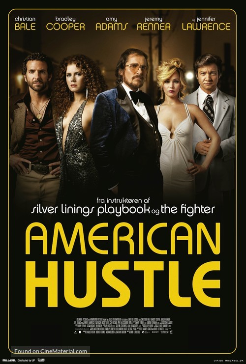 American Hustle - Danish Movie Poster
