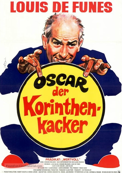 Oscar - German Movie Poster