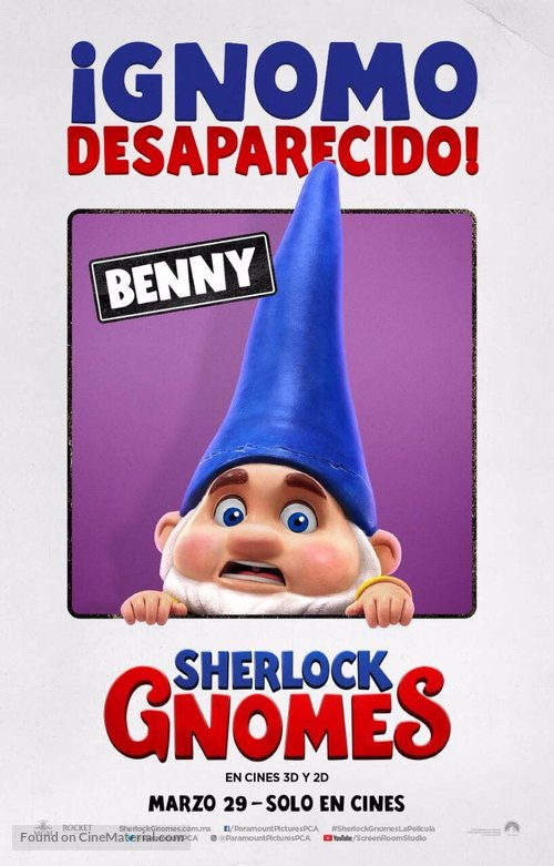 Sherlock Gnomes - Panamanian Movie Poster