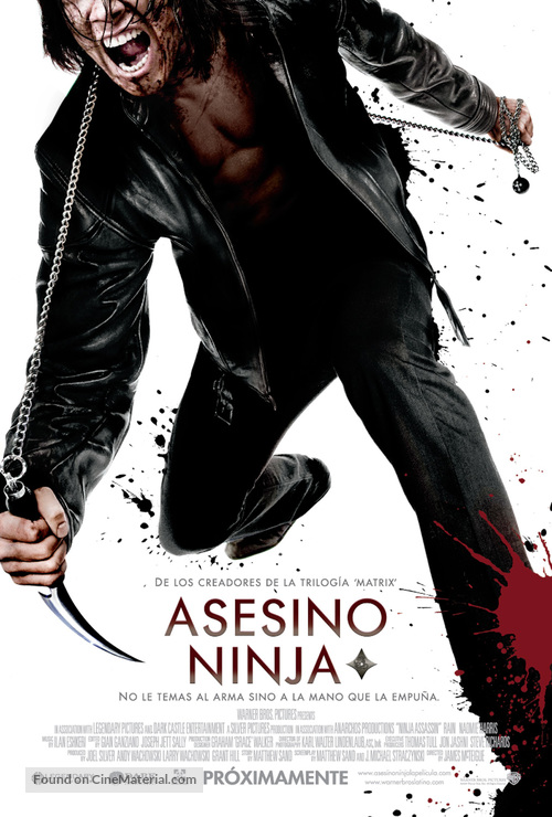 Ninja Assassin - Venezuelan Movie Poster