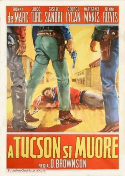 Per un dollaro a Tucson si muore - Italian Movie Poster