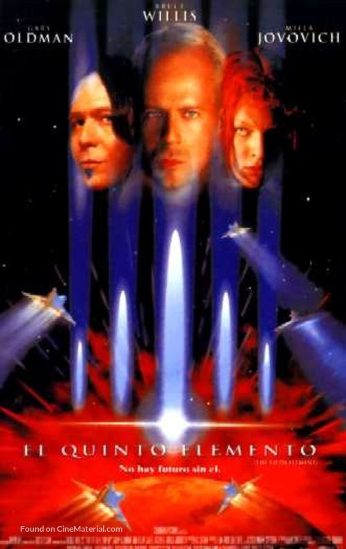 The Fifth Element - Spanish VHS movie cover