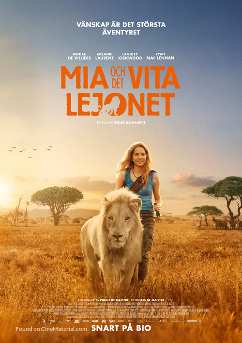 Mia et le lion blanc - Swedish Movie Poster