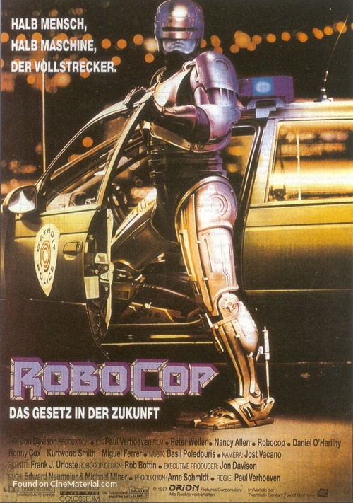 RoboCop - German Movie Poster
