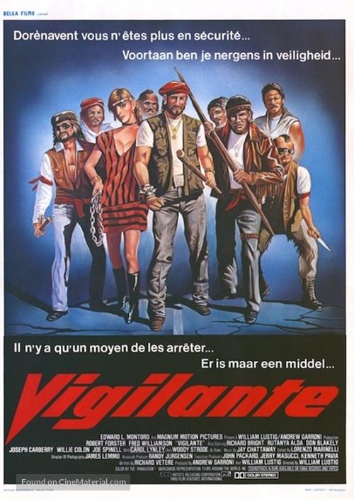 Vigilante - Belgian Movie Poster