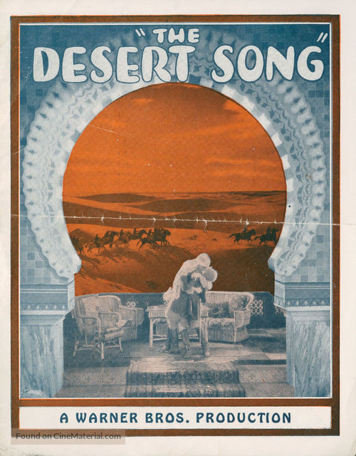 The Desert Song - poster