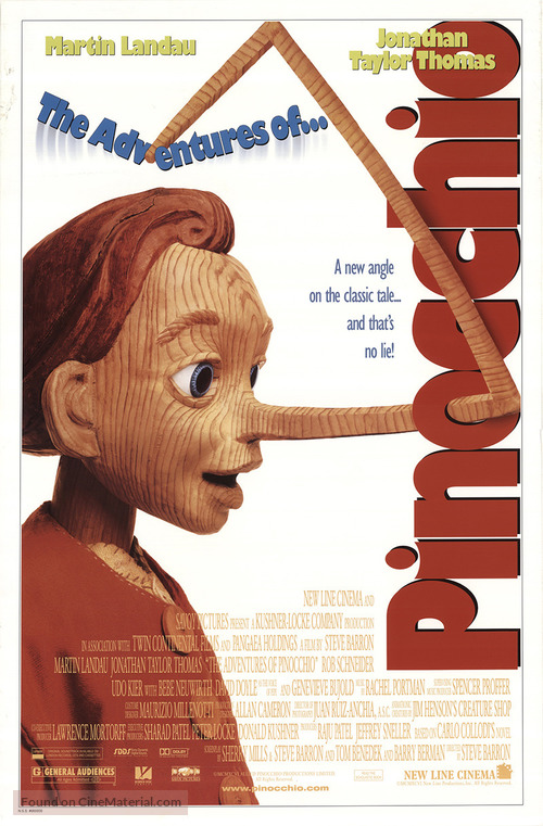 The Adventures of Pinocchio - Movie Poster