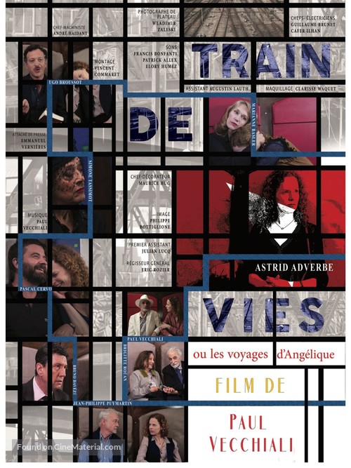 Train de vies ou les voyages d&#039;Ang&eacute;lique - French Movie Poster