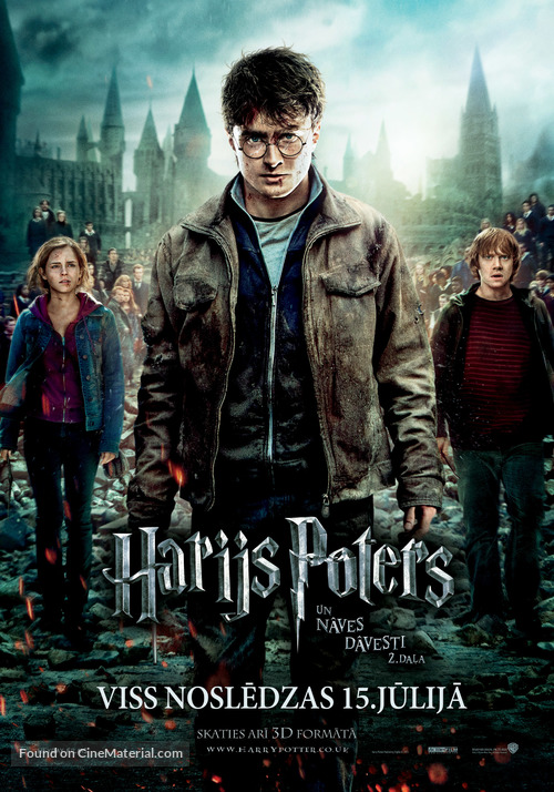Harry Potter and the Deathly Hallows: Part II - Latvian Movie Poster
