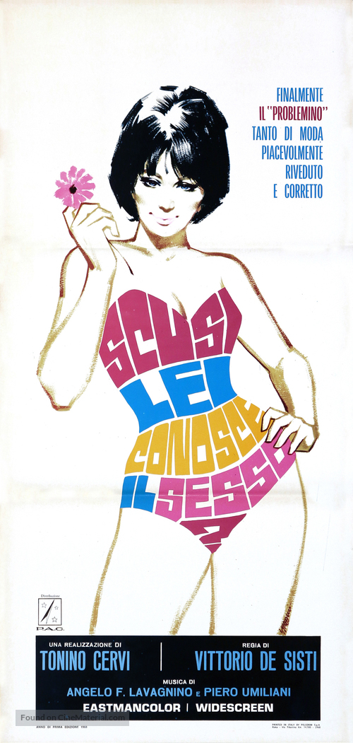 Scusi, lei conosce il sesso? - Italian Movie Poster