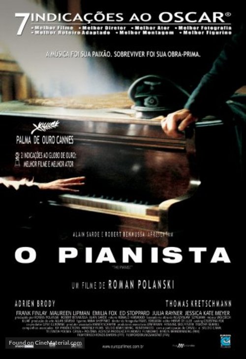 The Pianist - Brazilian Movie Poster