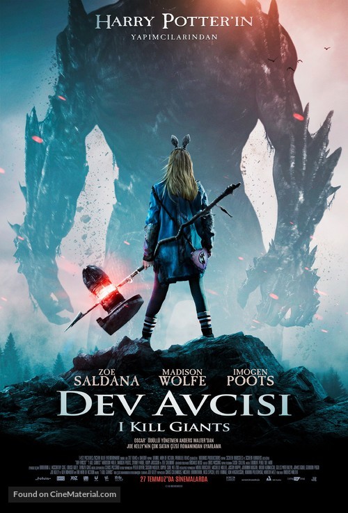 I Kill Giants - Turkish Movie Poster