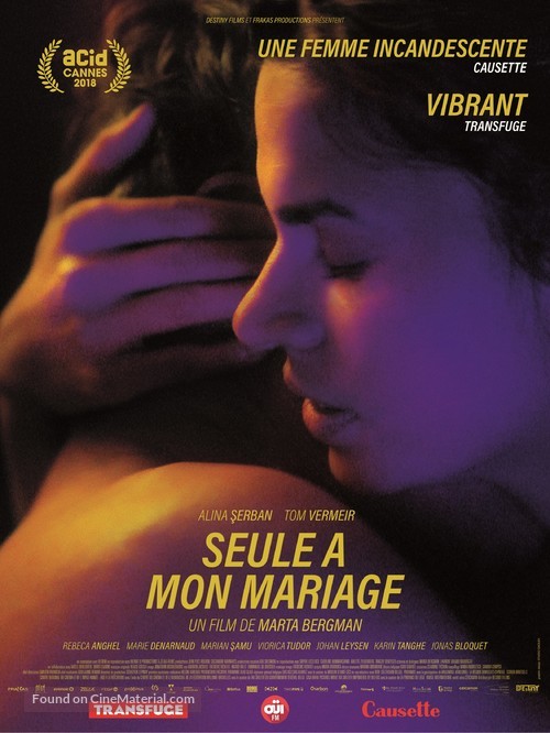 Seule &agrave; mon mariage - French Movie Poster