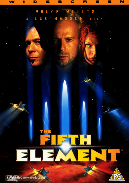 The Fifth Element - British DVD movie cover