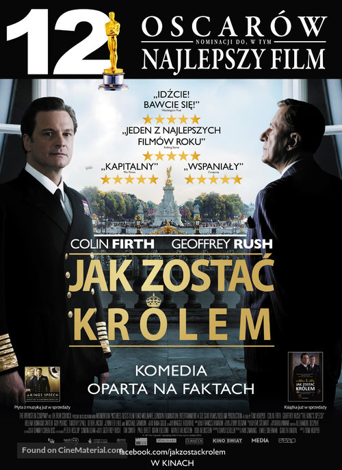 The King&#039;s Speech - Polish Movie Poster