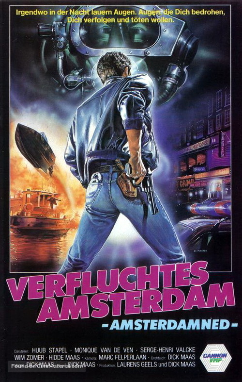 Amsterdamned - German Movie Cover