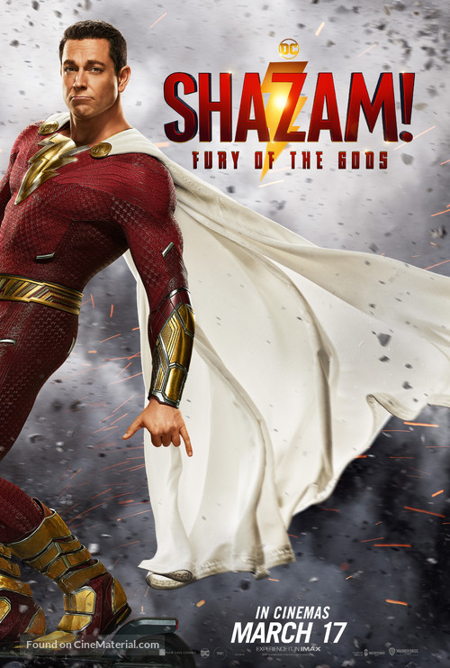 Shazam! Fury of the Gods - British Movie Poster