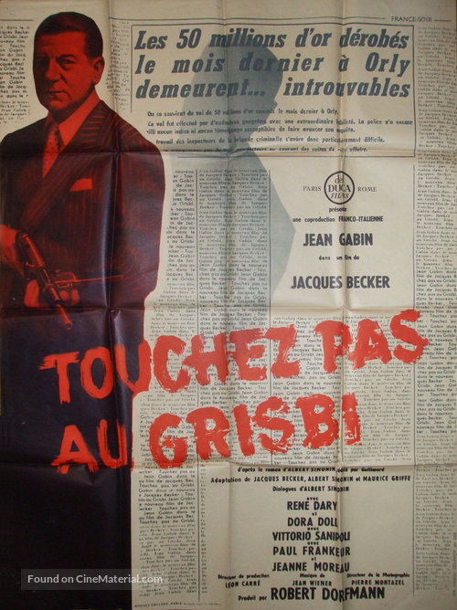 Touchez pas au grisbi - French Movie Poster