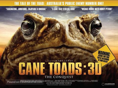 Cane Toads: The Conquest - British Movie Poster