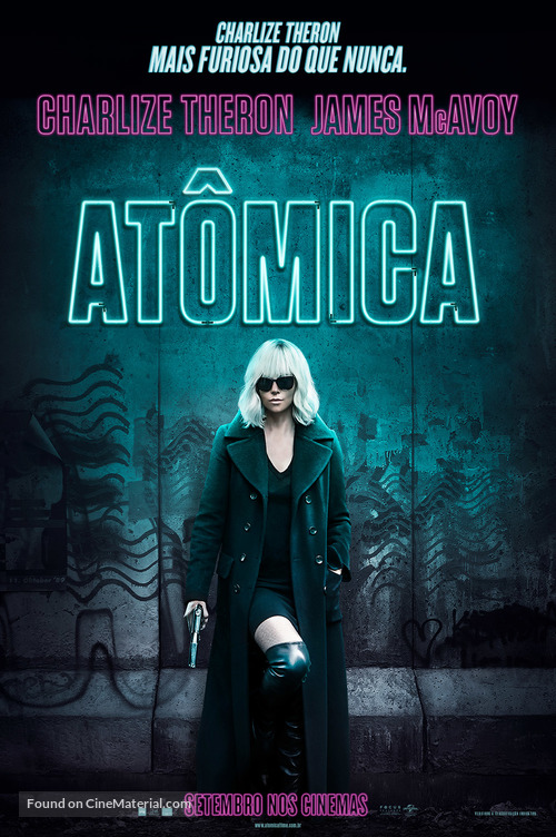 Atomic Blonde - Brazilian Movie Poster