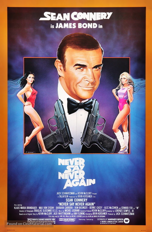 Never Say Never Again - Movie Poster