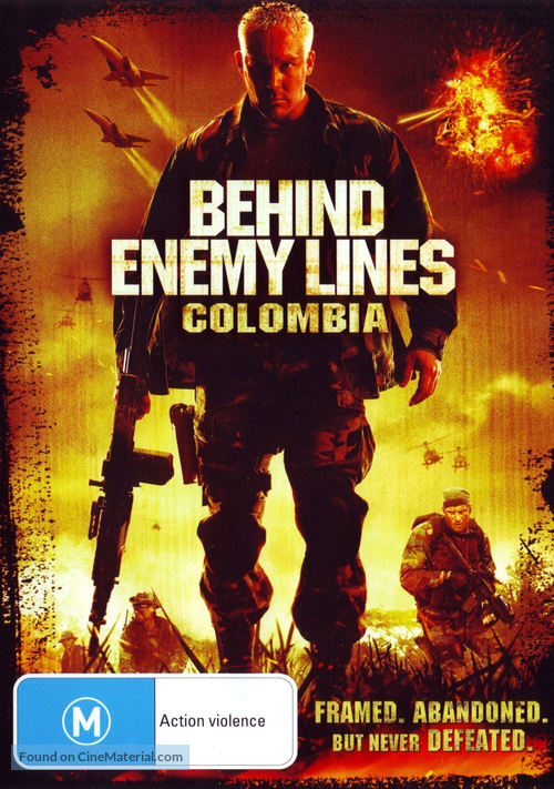 Behind Enemy Lines: Colombia - Australian DVD movie cover