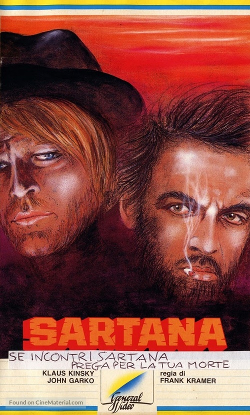Se incontri Sartana prega per la tua morte - Italian VHS movie cover