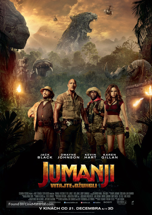Jumanji: Welcome to the Jungle - Slovak Movie Poster