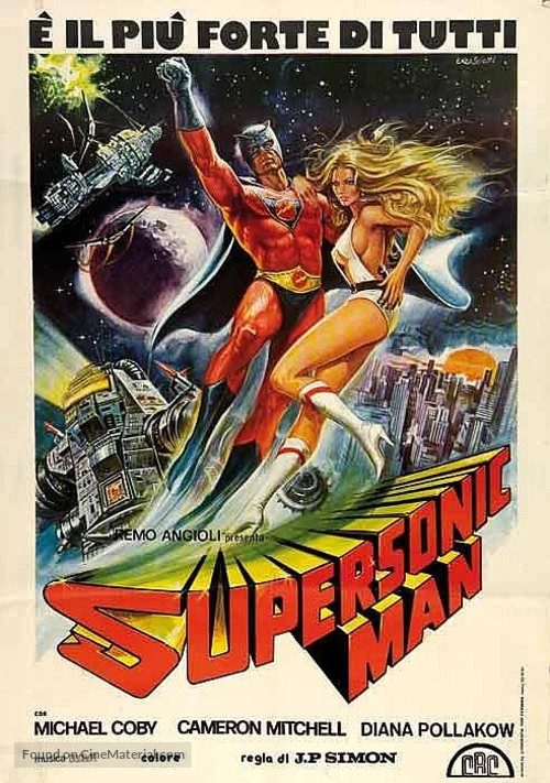 Supersonic Man - Italian Movie Poster