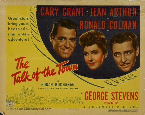 The Talk of the Town - Movie Poster