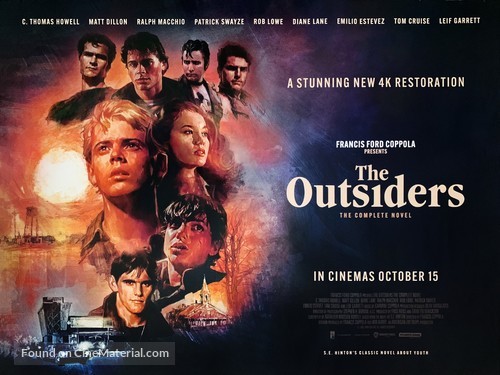 The Outsiders - British Movie Poster