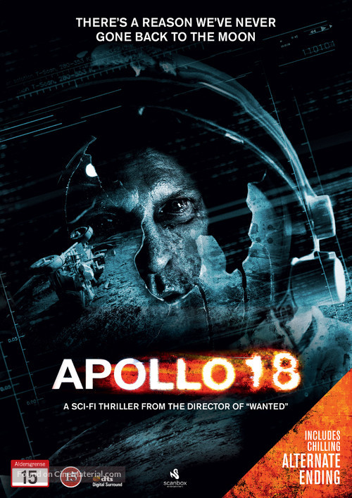 Apollo 18 - Danish DVD movie cover