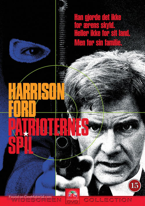 Patriot Games - Danish DVD movie cover