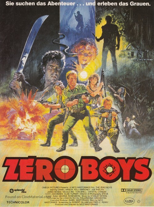 The Zero Boys - German Movie Poster