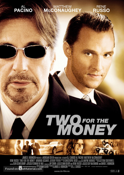 Two For The Money - Norwegian Movie Poster