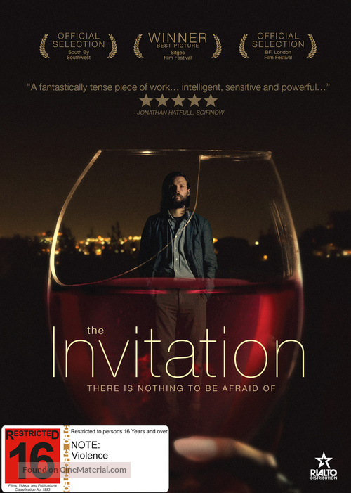 The Invitation - New Zealand DVD movie cover