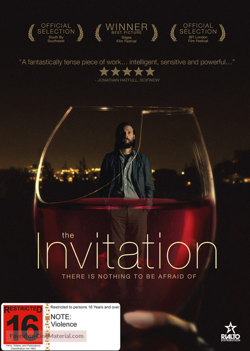 The Invitation - New Zealand DVD movie cover