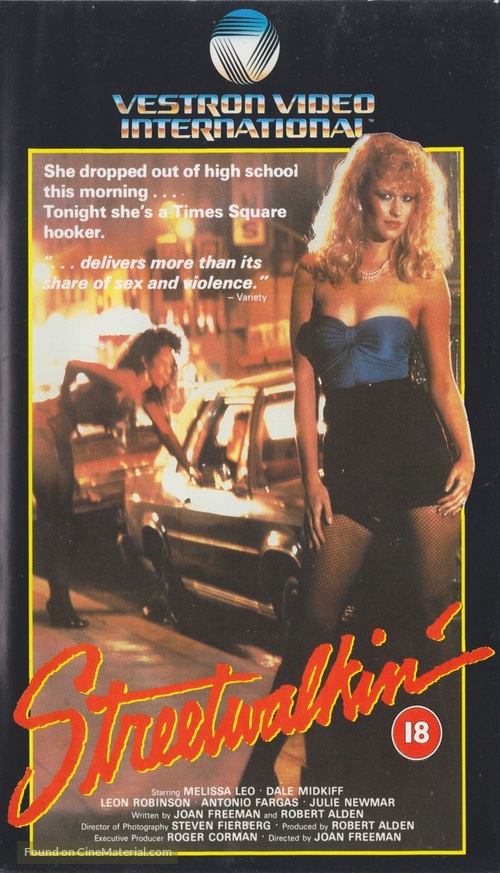 Streetwalkin&#039; - British VHS movie cover