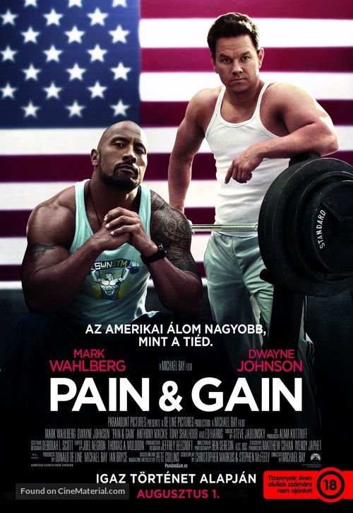 Pain &amp; Gain - Hungarian Movie Poster