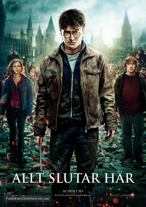 Harry Potter and the Deathly Hallows: Part II - Swedish Movie Poster