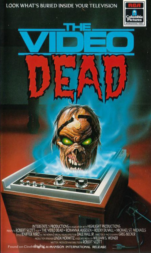 The Video Dead - Dutch VHS movie cover