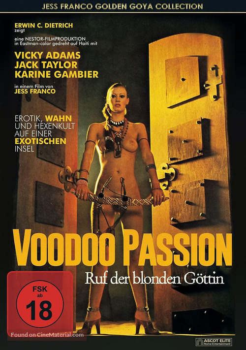 Der ruf der blonden G&ouml;ttin - German DVD movie cover