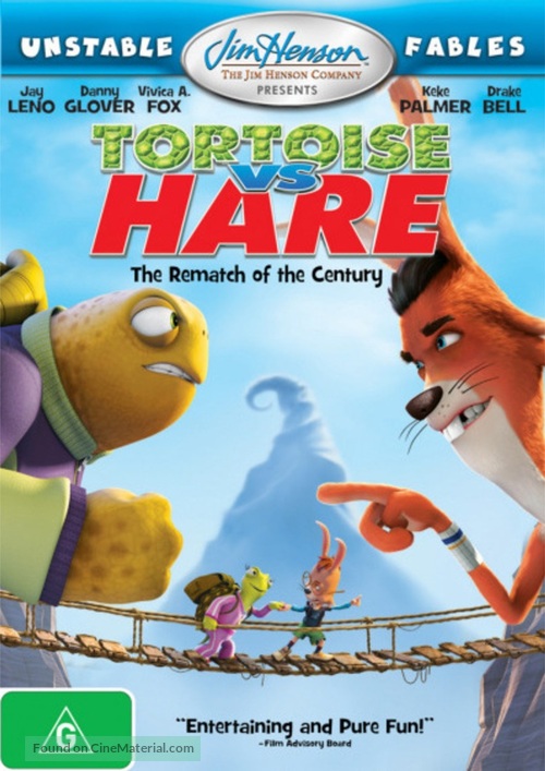 Unstable Fables: Tortoise vs. Hare - Australian DVD movie cover